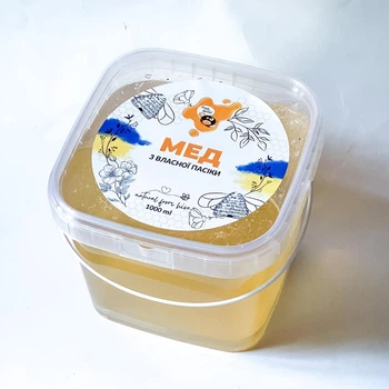 Мед акацієвий Меду Треба 1,45 кг (1 літр)