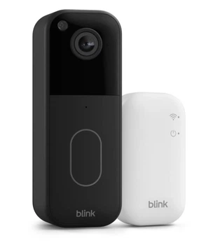 Бездротова панель виклику Blink Video Doorbell 2-Gen + Sync Module HD-огляд з голови до ніг - Black