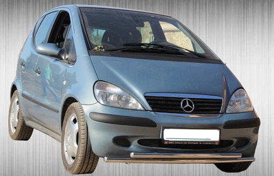 Кенгурятник защита переднего бампера на Mercedes A 160 Elegance 97-01 d60/60х1,6мм Мерседес А ST1926