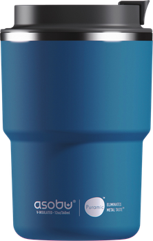 Kubek termiczny Asobu Mini Pick Me Up Niebieski 360 ml (842591052866)
