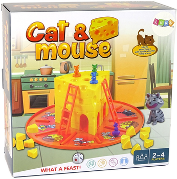 Настільна гра Lean Toys Кіт і миша (5905515350334)