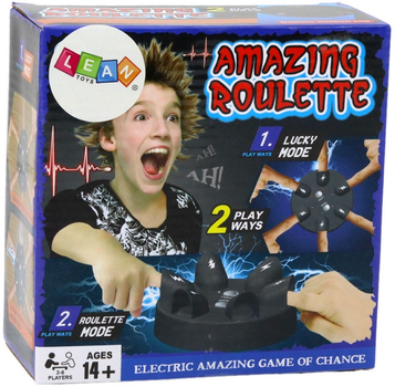 Настільна гра Lean Toys Божевільна рулетка з електрошоком (5905991008354)