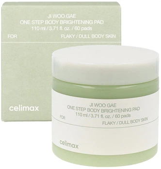 Пады для тела Celimax Ji Woo Gae One Step Body Brightening Pad осветляющие 60 шт (8809463992707)