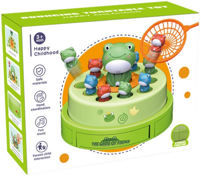 Інтерактивна іграшка Lean Toys Стрибаючі жабки Зелена (5905991033851)