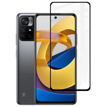 Защитное стекло Fiji Premium для Poco M4 Pro 5G полная проклейка Anti-Static черный