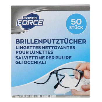 Салфетки для очков Power Force Brillenputztücher 50 шт