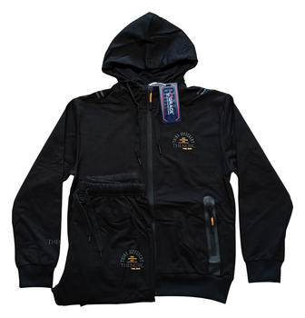 Спортивний костюм Grace 134 см. Чорний (СКМ-0084)