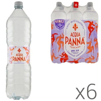 Упаковка негазированной минеральной воды Acqua Panna, 6 шт. х 1,5 л ПЭТ