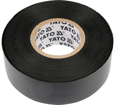 Електроізоляційна стрічка Yato 25 мм x 20 м x 0.19 мм YT-8174 Чорна (5906083981746)