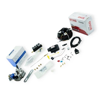 Комлект гбо четвертое поколение 4 цилиндра.stag-4 gofast, ред. nordic (170л.с), форс. valtek т.30, 4 цилиндра., 2 ом, датчик