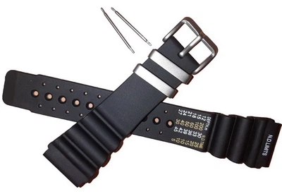 Ремешок BROS DESIGN – diver cilicone 20 мм для часов Seiko, Casio, Orient