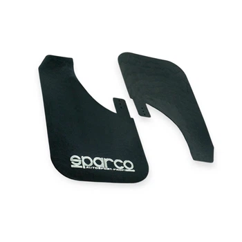 Брызговик sparco большой (2шт) черный с вырезом