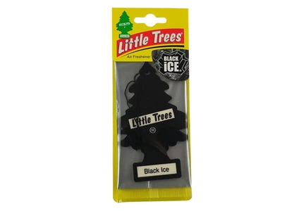 Ароматизатор на дзеркало сухий ялинка little trees "black ice"