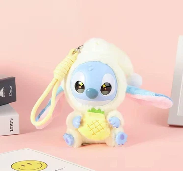 Labubu Stitch Лабубу брелок-фігурка Стіч Ананас
