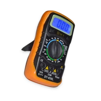 Мультиметр цифровой DT-838L оснащен термопарой