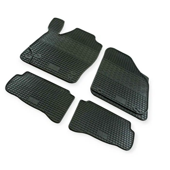 Коврики салона Skoda Fabia I, II (2000-2014), Volkswagen Polo (2002-2009) борт 1 см, евроклетка Polytep