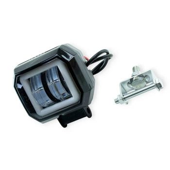 Фара дополнительная LED прямоугольная 70х60х55 (Д В Ш) 20W CREE дальний, ДХО Megalight