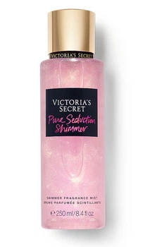 Парфюмированный спрей для тела Victoria’s Secret Pure Seduction с шиммером для свежести, аромата и сияния кожи