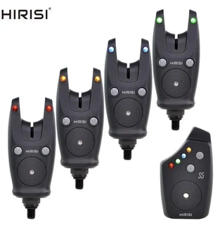 Карповые сигнализаторы поклевки с пейджером Hirisi S5 4+1