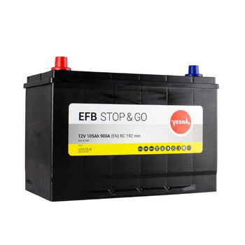 Аккумулятор Vesna EFB Jis 105 Ah/12V "1" (+ слева)