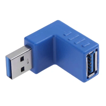 Угловой адаптер USB 3.0 (90° папа-мама) Stone переходник (ST-SA37)