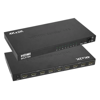 Сплитер видеосигнала Stone 1x8 HDMI 4K дублирует сигнал на 8 выходов 1 шт. (ST-SS033)