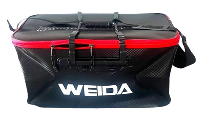 Сумка Bakkan рыбацкая WEIDA 55*30*25 см 41л ПВХ для рыбы цвет черный