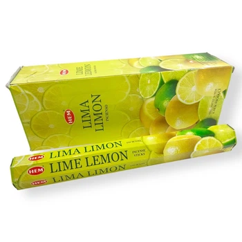 Lime Limon Лайм Лимон Аромапалочки Hem Incense Sticks 20 Шт