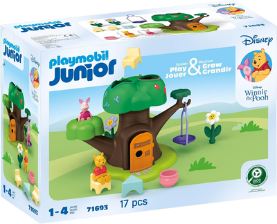 Набір іграшок Playmobil Junior Disney Будиночок на дереві Вінні-Пуха та П’ятачка (71693) (4008789716934)