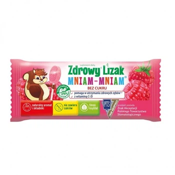 Льодяник Zdorowy Lizak Mniam-Mniam Малина без цукру 1 шт