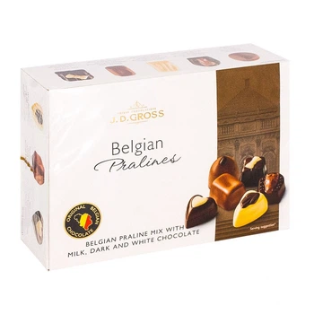 Цукерки J.D. Gross Belgian Pralines 360 г