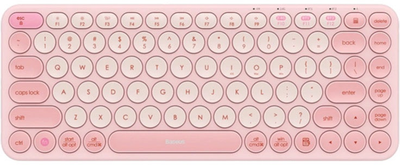Klawiatura bezprzewodowa Baseus K01A Wireless Tri-Mode Baby Pink (6932172632977)