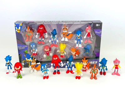Игровой набор фигурок Super Sonic 11 персонажей (2554-112) | Супер Соник герои 6–9 см