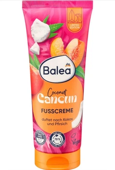 Крем для ніг з ароматом кокоса та персика Balea Fusscreme Coconut Cancun 100 ml