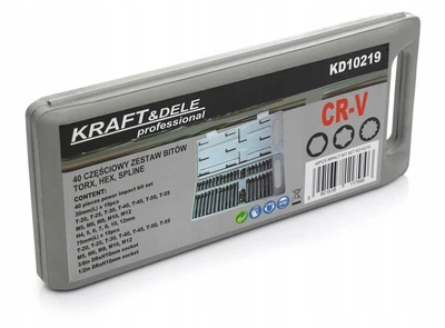 Набор специальных бит Kraft&Dele 40 шт. (KD10219)