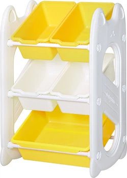 Дитячий стелаж Mealux Coral Mini Yellow (KD-E021 Yellow)