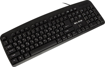 Клавіатура дротова Blow KP-104 USB Black (84-208#)