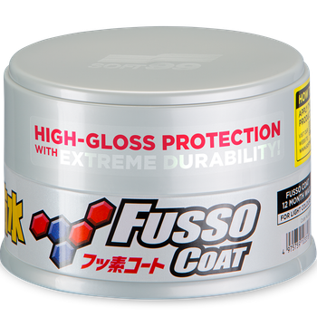 Довготривалий віск для світлих авто Soft99 Fusso Coat 12 Months Protection 200 г