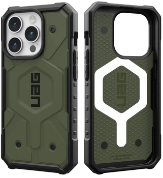 Чехол противоударный UAG Pathfinder MagSafe (Original) для Iphone 15 Pro (6.1") Olive 114281117272