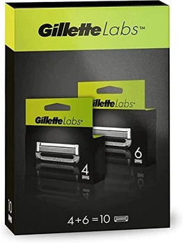 Картриджі змінні для гоління (леза касети) чоловічі Gillette Labs 10 шт