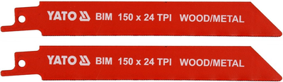 Brzeszczoty YATO BIM 150 mm 24 TPI 2 szt (YT-33932)