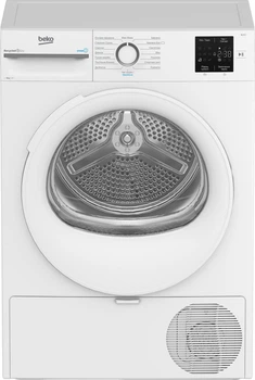 Beko Сушильна машина тепловий насос, 8кг, A++, 55см, дисплей, підсвітка барабану, пар, білий