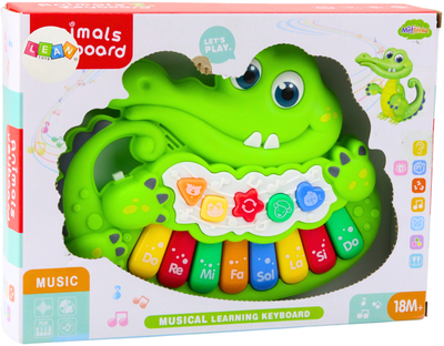 Pianinko interaktywne Lean Toys Zielone 22870 (5905991052197)