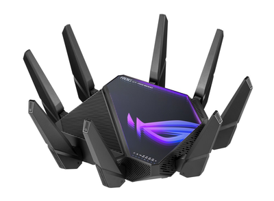 Бездротовий маршрутизатор(роутер) Asus ROG Rapture GT-AXE16000 Чорний (454150)