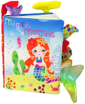 М'яка книжка-іграшка для немовлят LEAN Toys Русалонька кольорова 15590 (5905679071236)