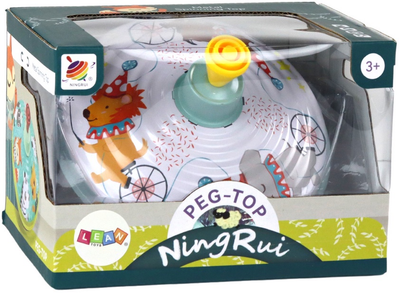 Дзиґа традиційна металева LEAN Toys Цирк 17653 (5905991005025)