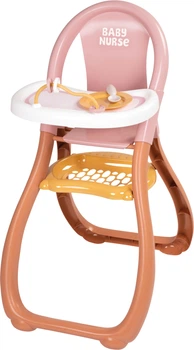 Стільчик для годування Smoby Toys Бебi Ньорс з аксесуарами (7600220388) (3032162203880)