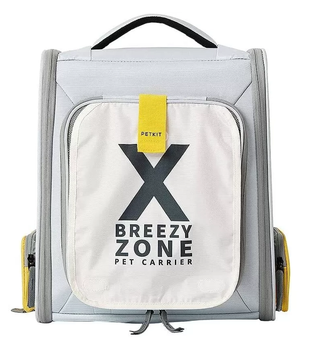 Plecak podróżny dla zwierząt PetKit Breezy X ZONE Szary (6973293802443)