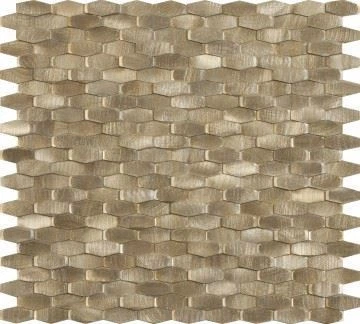 Мозаика Dune Halley Gold 28.4*30 золотая металлическая