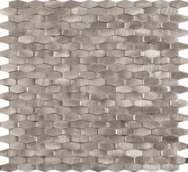 Мозаика Dune 187706 Halley Silver 28.4*30 серебряная металлическая